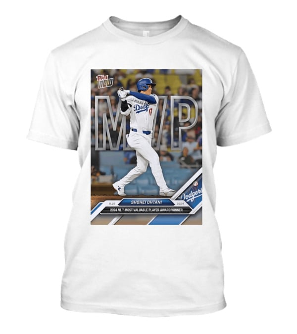 Shohei Ohtani 2024 NL Most Valuable Player Dodgers Baseball MVP T-Shirt
