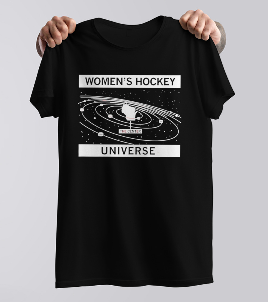 Women's Hockey Universe Center Galaxy Hockey T-Shirt