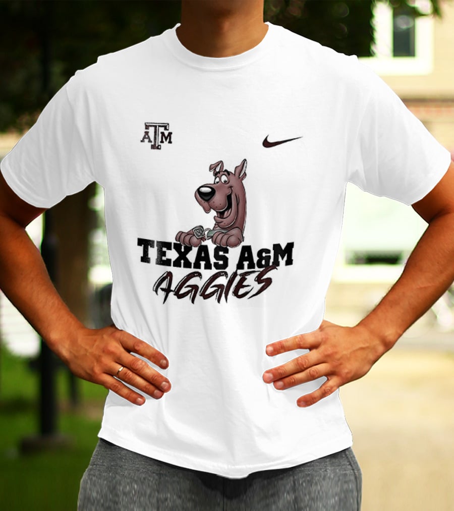 Texas A And M Aggies Scooby Doo Nike Collaboration T-Shirt