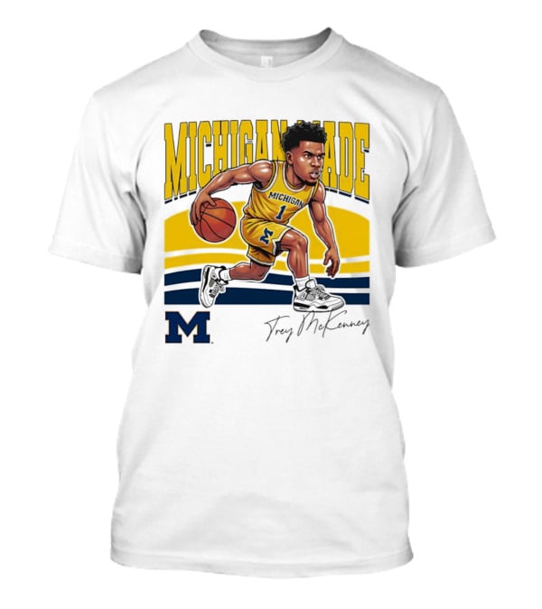 Trey McKenney Michigan Made Basketball Wolverines 2026 T-Shirt