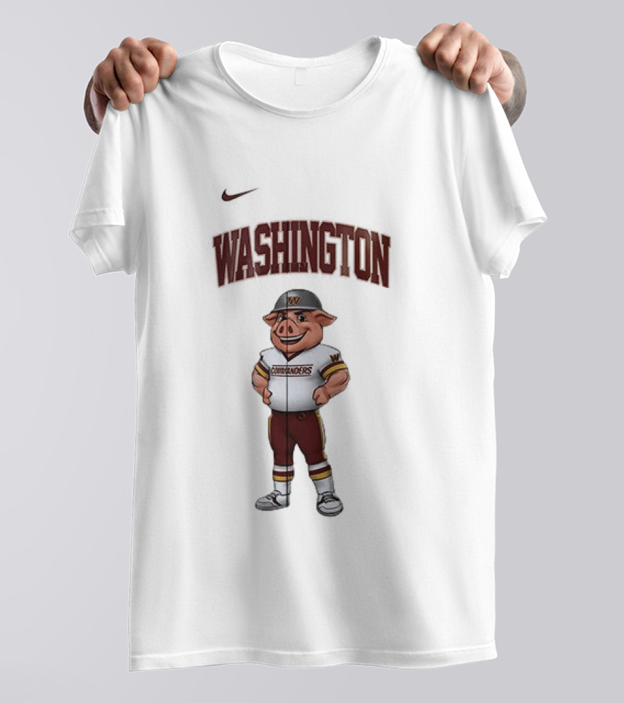 Washington Commanders Mascot Teacher Appreciation Month T-Shirt