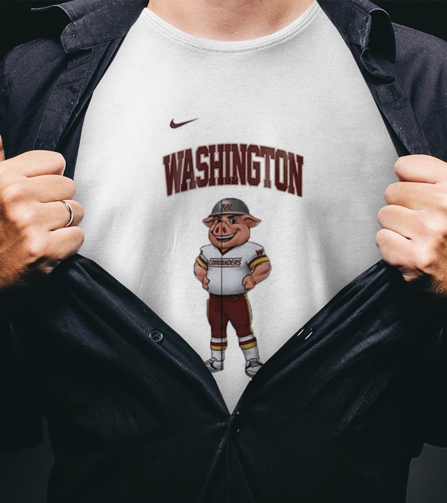 Washington Commanders Mascot Teacher Appreciation Month T-Shirt