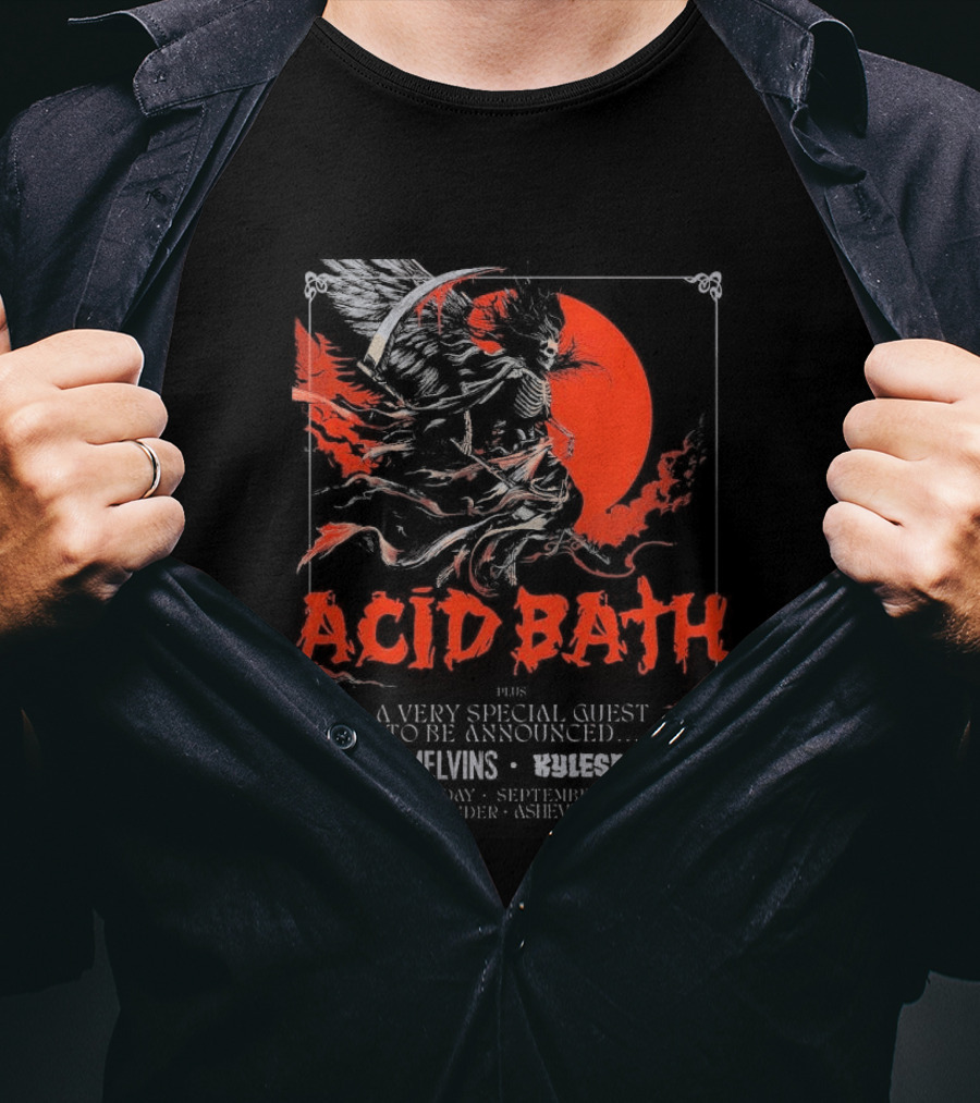 Acid Bath Hellbender Tour Asheville North Carolina September 5th 2026 T-Shirt