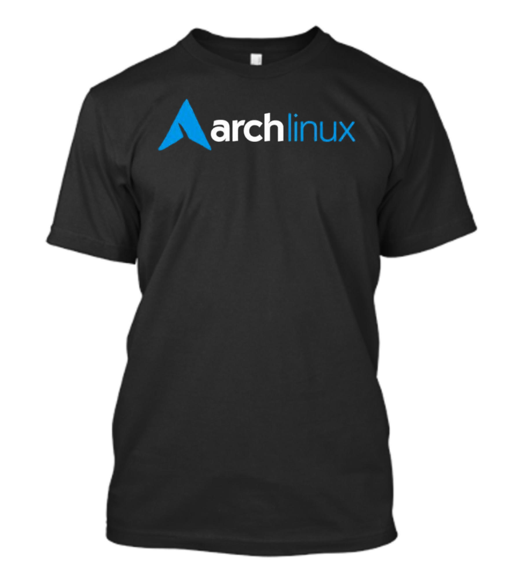 Archlinux Blue And White T-Shirt