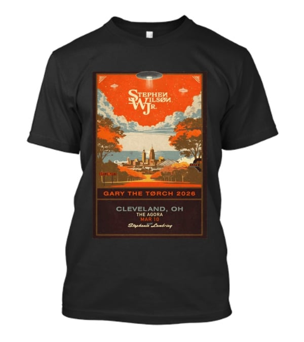 Stephen Wilson JR. Gary The Torch 2026 Agora Theatre Cleveland OH March 10 Stephanie Lambing T-Shirt