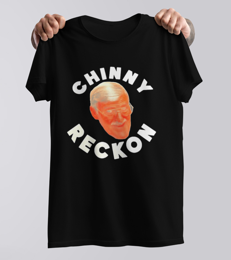 Chinny Reckon Big Face Nostalgic Expression T-Shirt