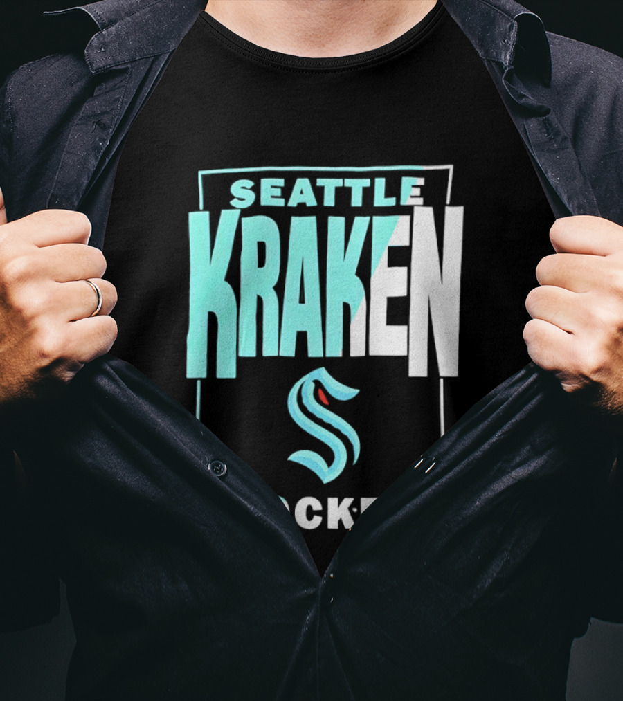 Seattle Kraken S Logo Hockey Team Spirit T-Shirt