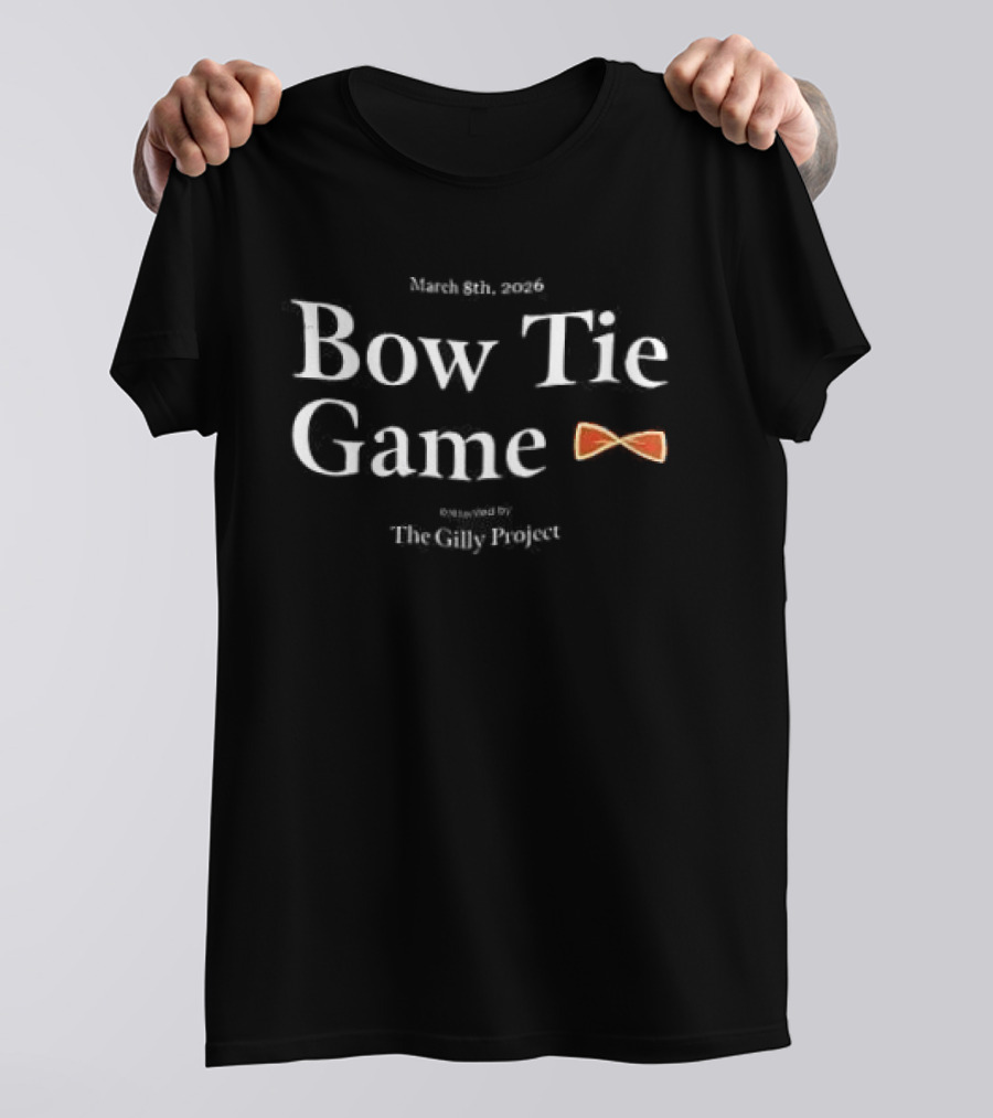 March 30th 2019 Cleveland Cavaliers Bow Tie Game Event T-Shirt