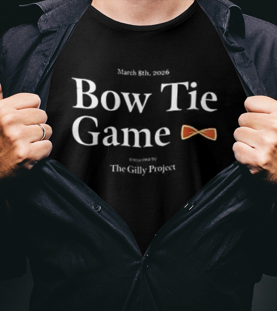 March 30th 2019 Cleveland Cavaliers Bow Tie Game Event T-Shirt