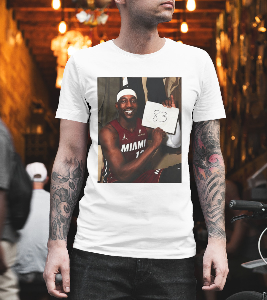 Bam Adebayo 83 Points Miami Heat Tribute NBA Legend Wilt Chamberlain T-Shirt