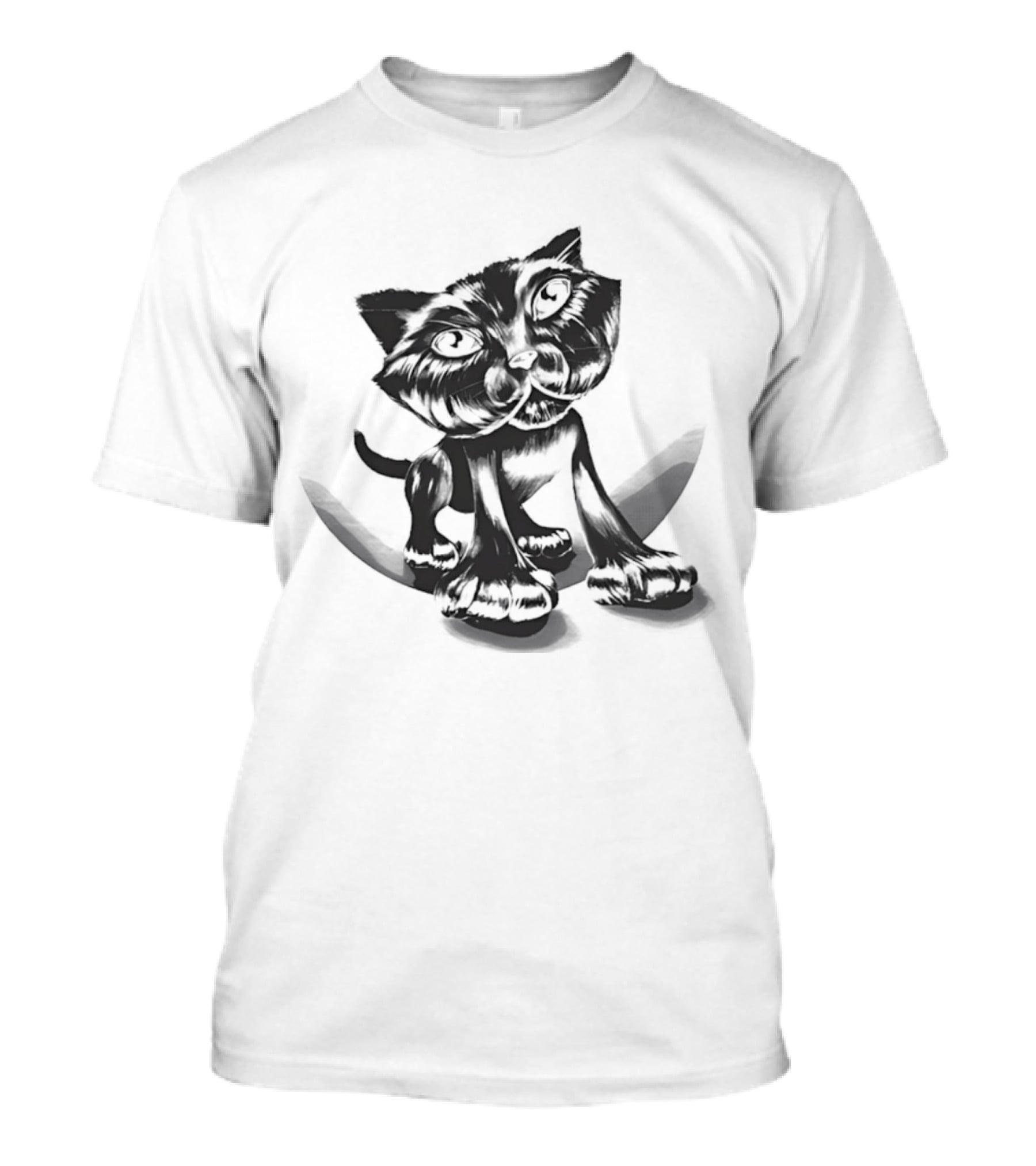 Charles Bruce Foundation Kursid Cat Sketch T-Shirt