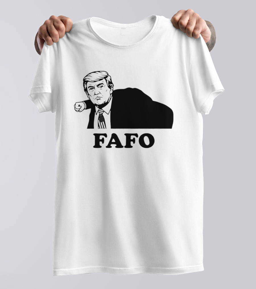 Donald Trump FAFO Punching T-Shirt