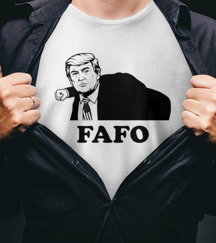 Donald Trump FAFO Punching T-Shirt