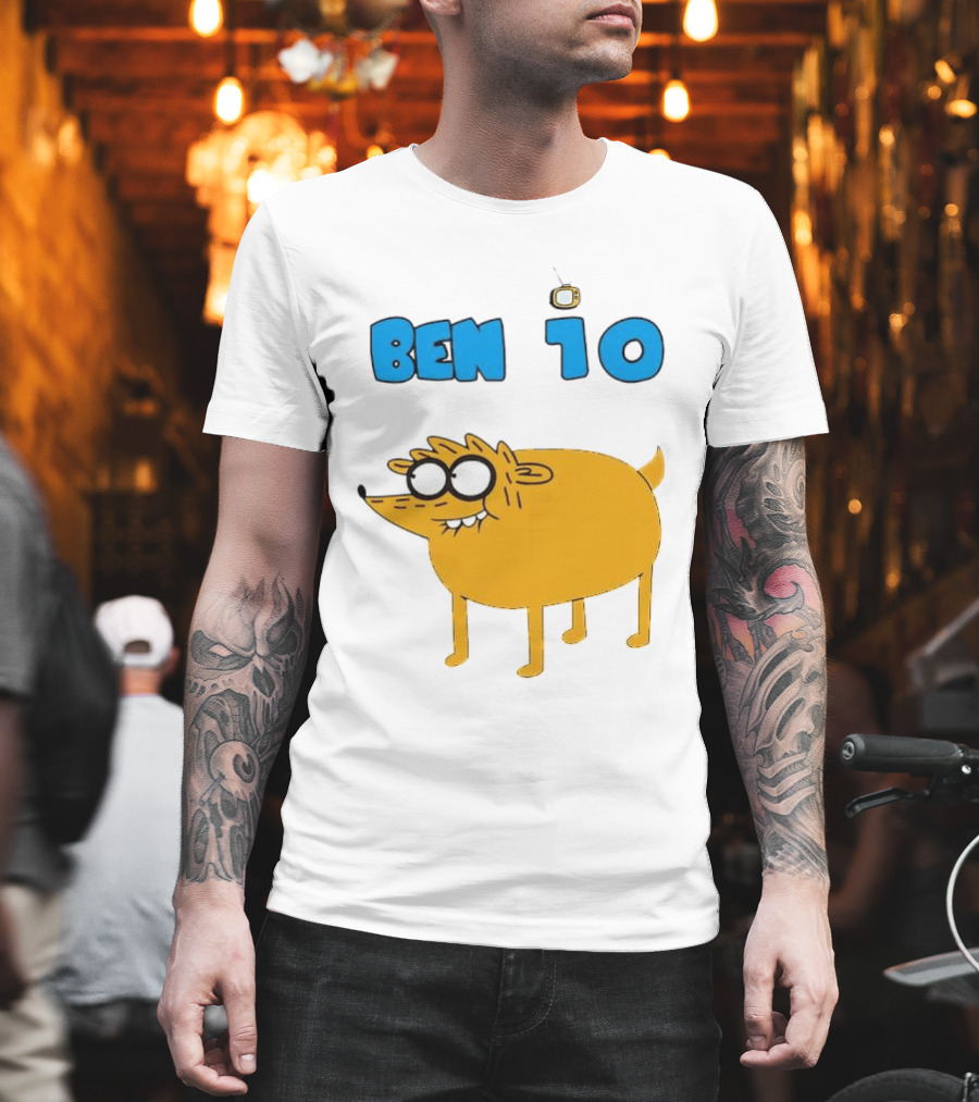 Ben 10 Jake The Dog Crossover Cartoon Network Fan T-Shirt