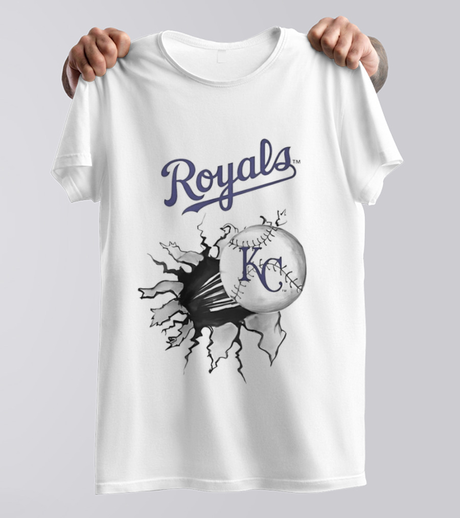 Royals KC Baseball Burst T-Shirt