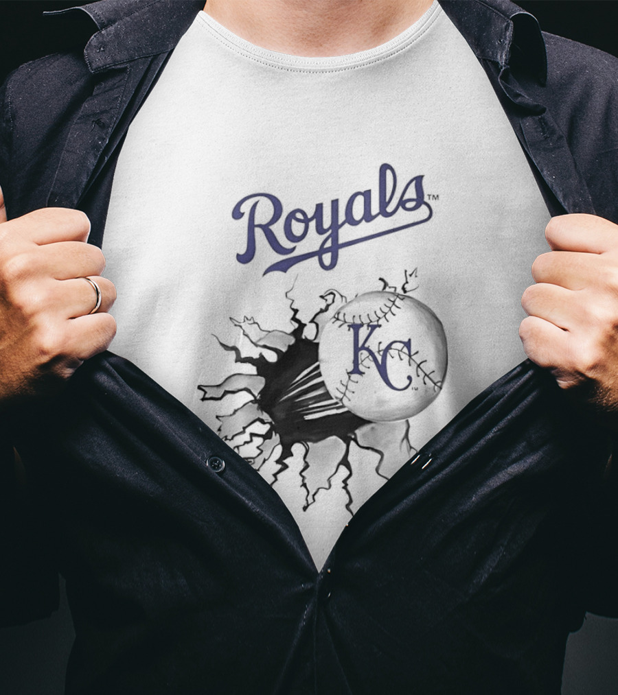 Royals KC Baseball Burst T-Shirt