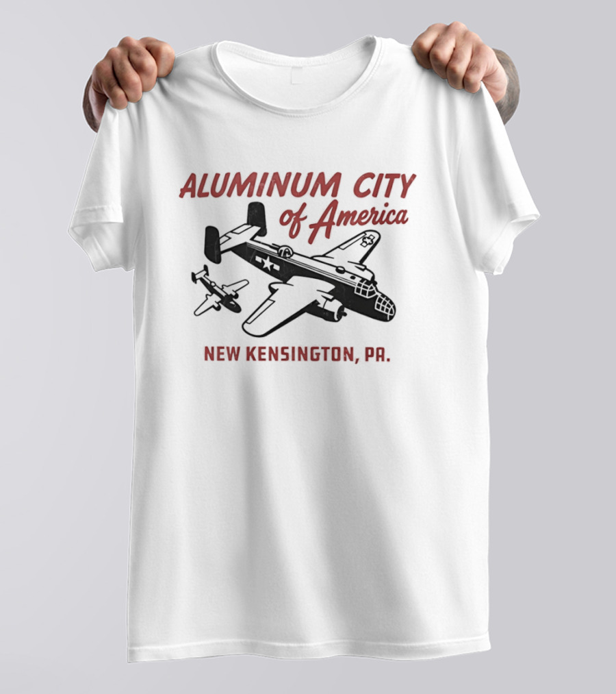Aluminum City Of America New Kensington Pa North American B 25 Mitchell T-Shirt