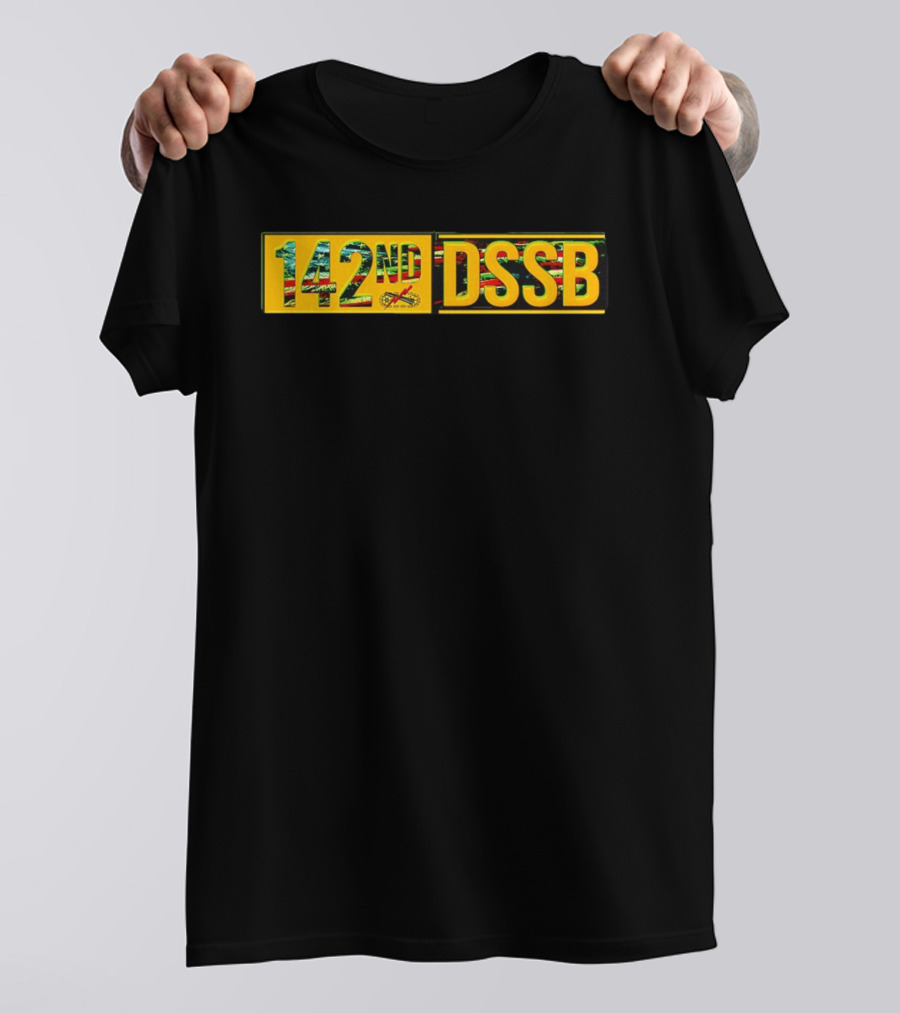 142nd DSSB Brigade Support Battalion Tank And Rifle T-Shirt