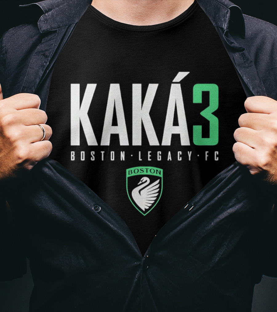 Kaká 3 Boston Legacy FC Soccer Team Swan T-Shirt