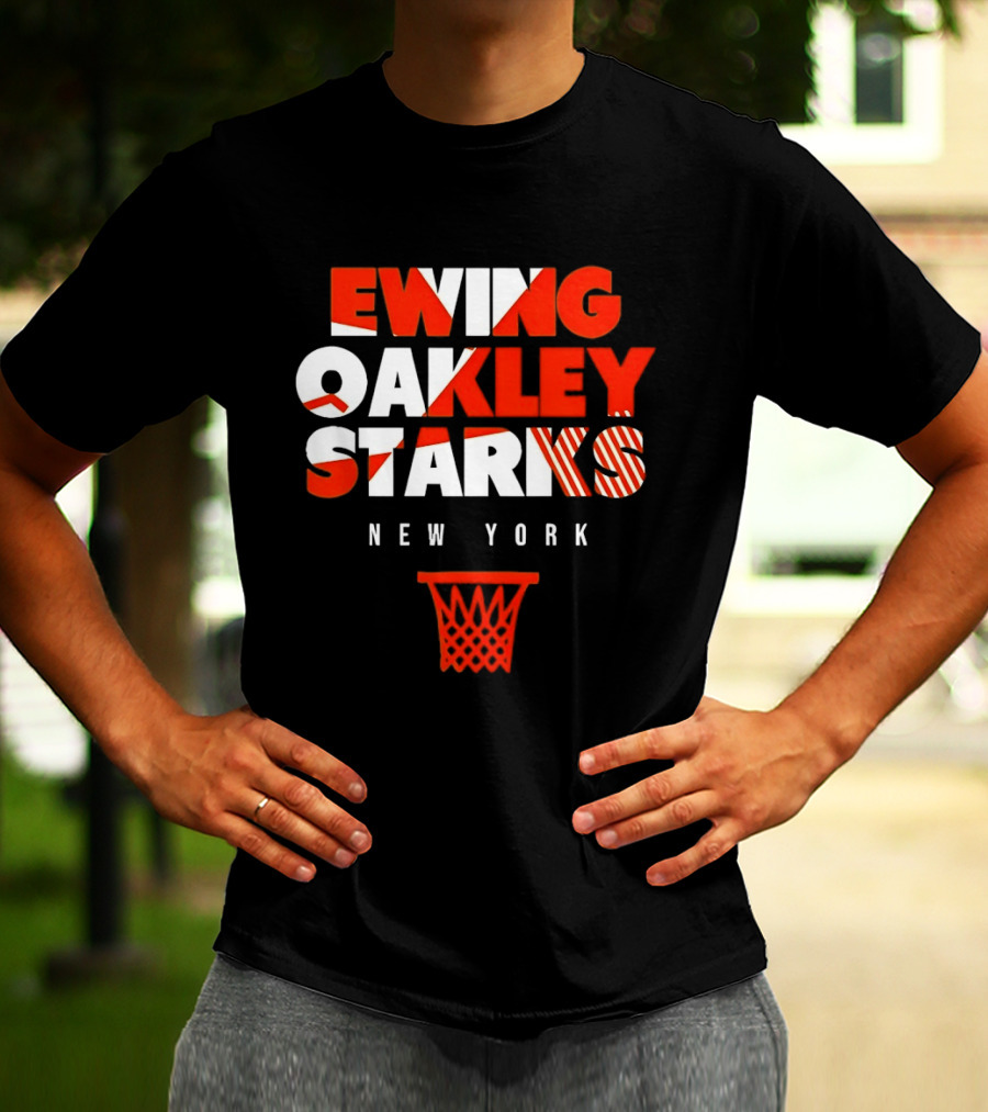 Ewing Oakley Starks New York Basketball Legacy T-Shirt
