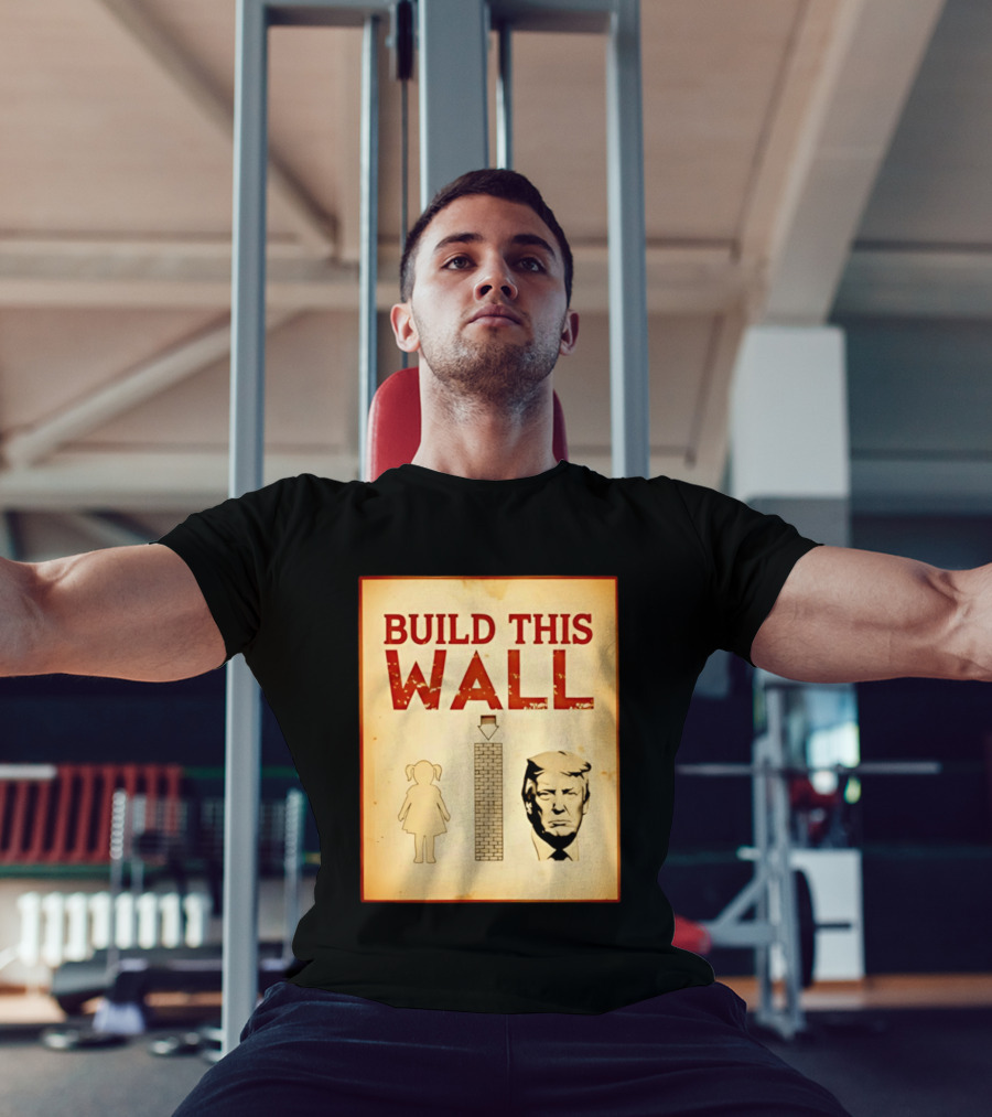 Build This Wall Anti Trump Political Satire T-Shirt