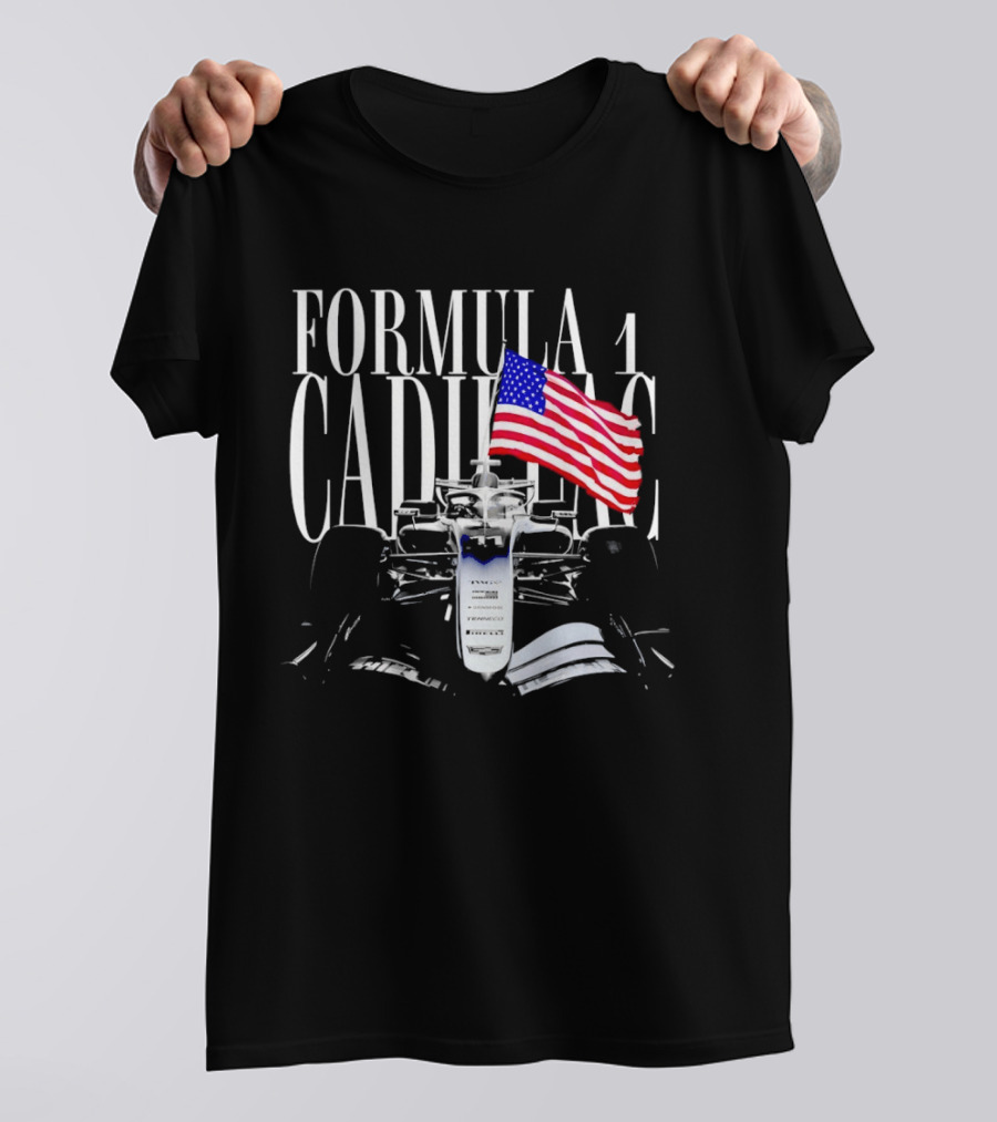 Cadillac Formula One Racing American Flag 2026 T-Shirt