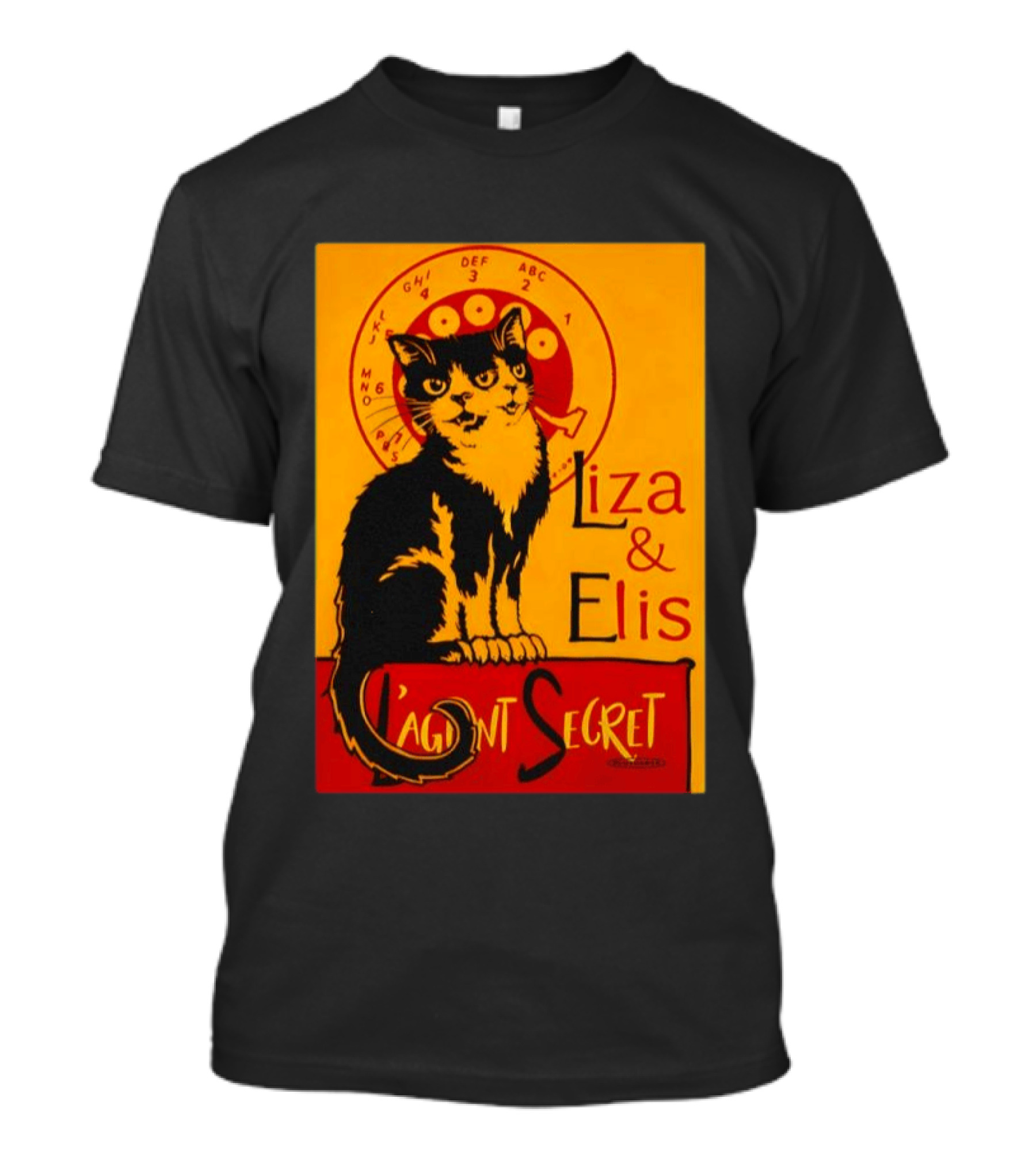 Liza E Elis Gata L'Agent Secret T-Shirt