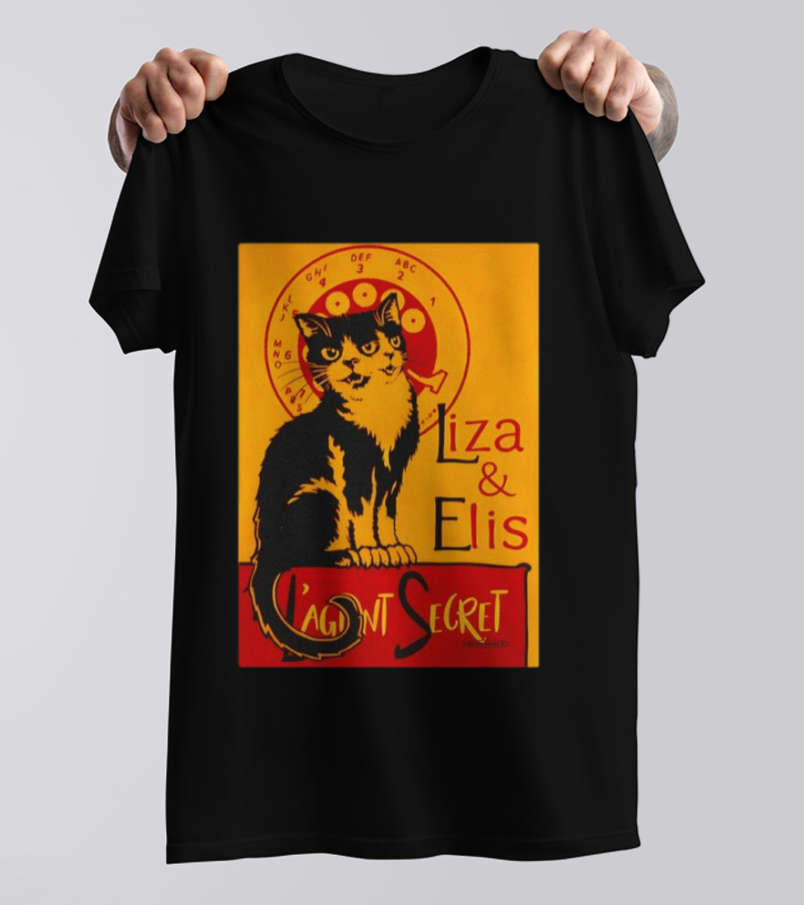 Liza E Elis Gata L'Agent Secret T-Shirt