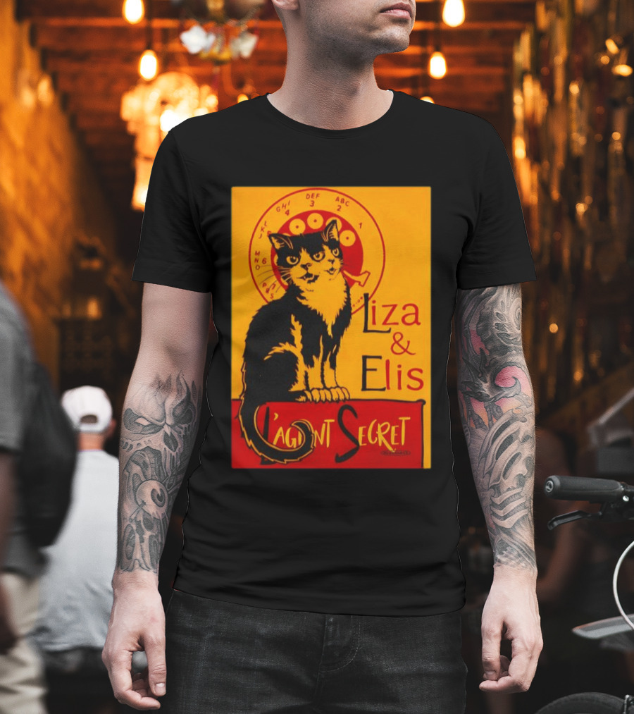 Liza E Elis Gata L'Agent Secret T-Shirt