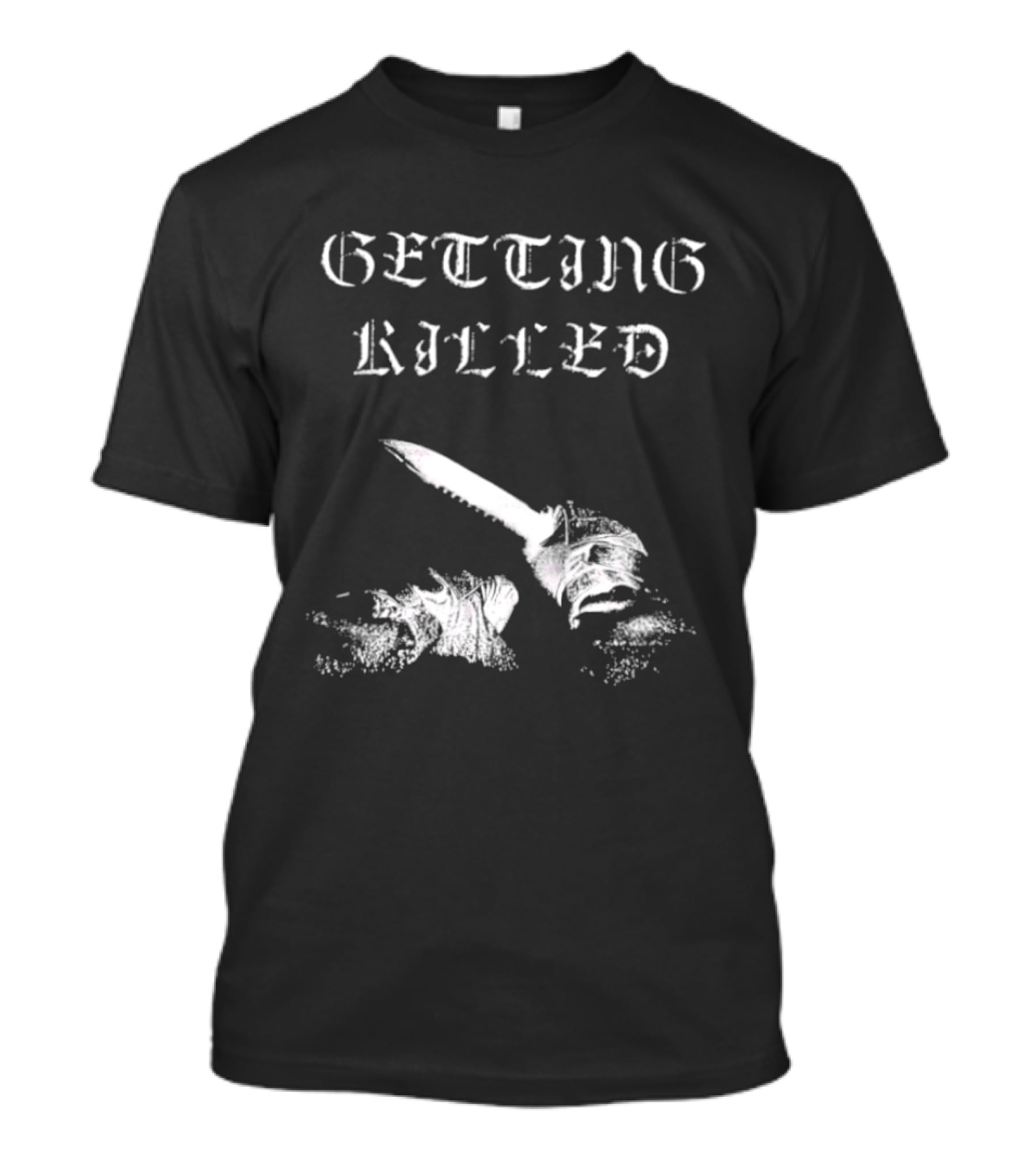 Getting Killed Gothic Knife T-Shirt