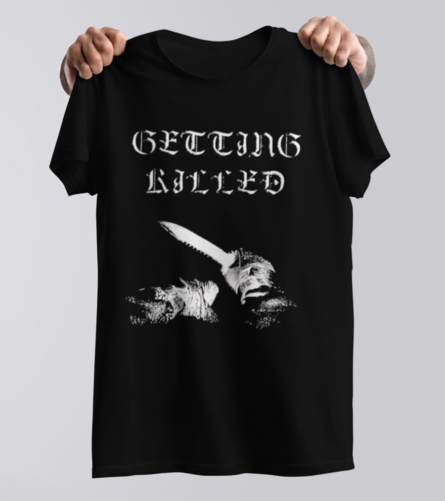 Getting Killed Gothic Knife T-Shirt