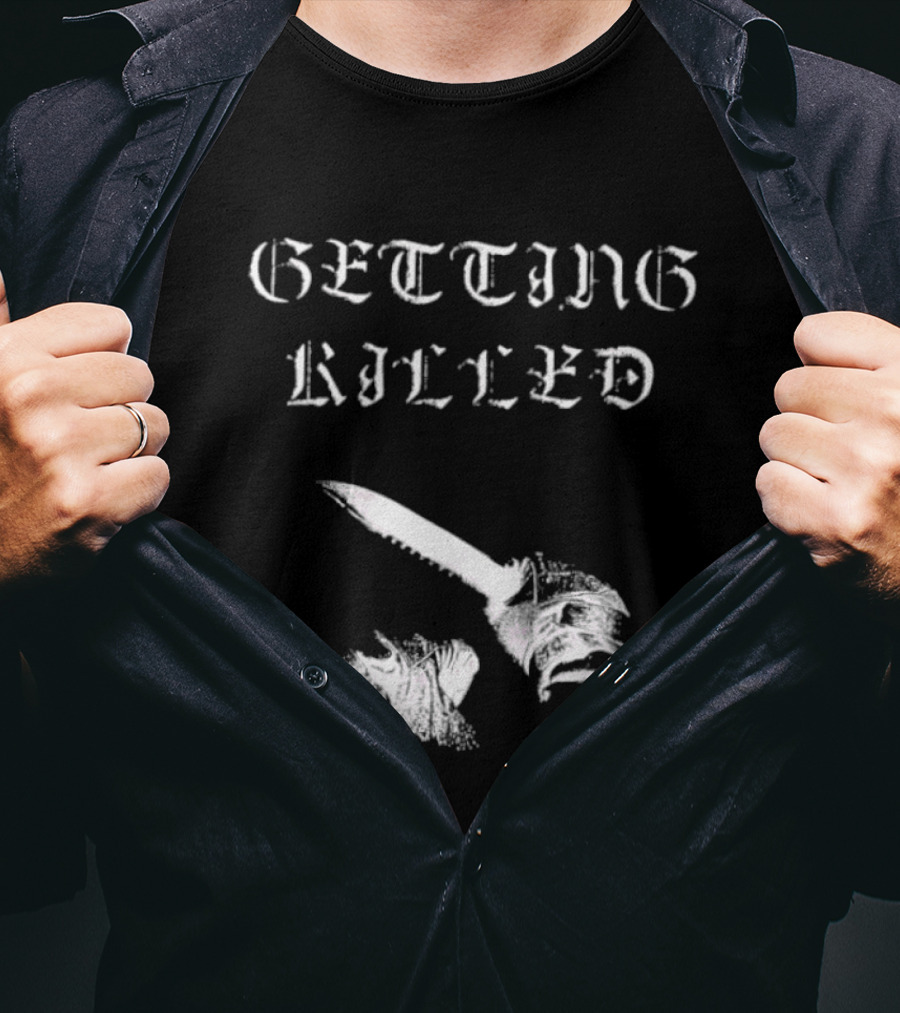 Getting Killed Gothic Knife T-Shirt