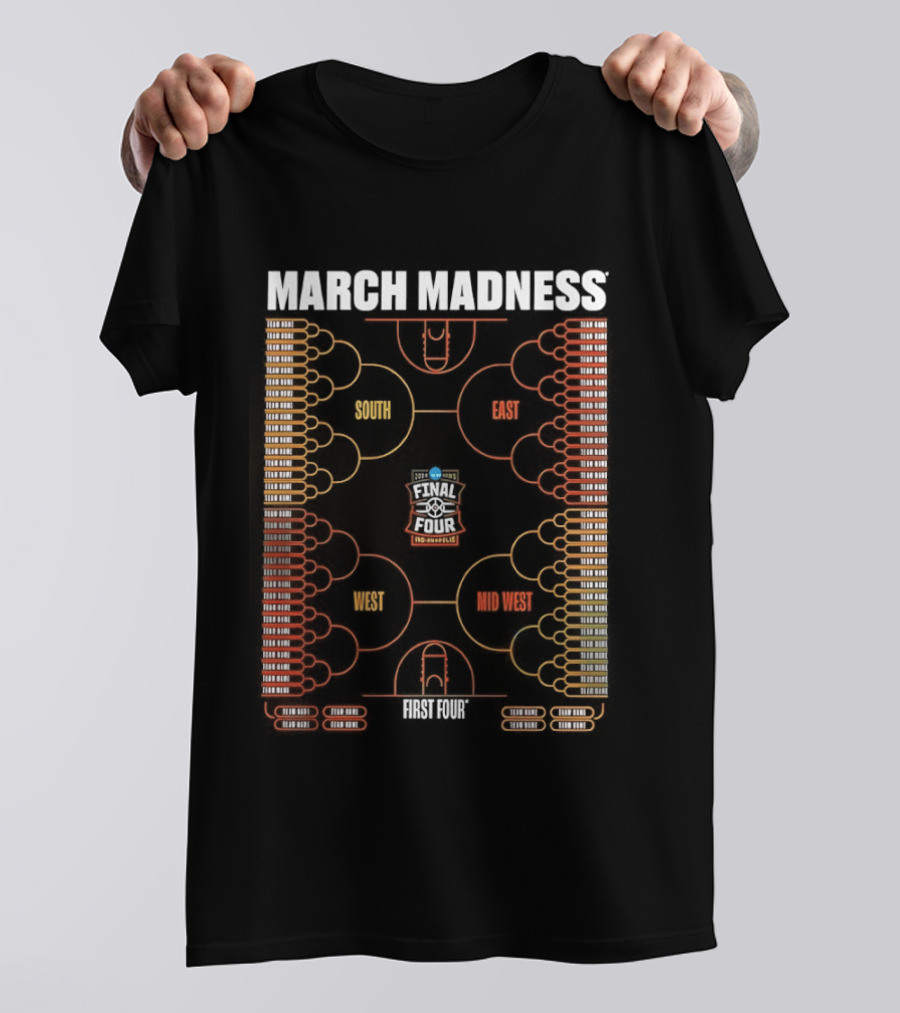 March Madness NCAA Men's Basketball Tournament 2026 Bracket Championship T-Shirt
