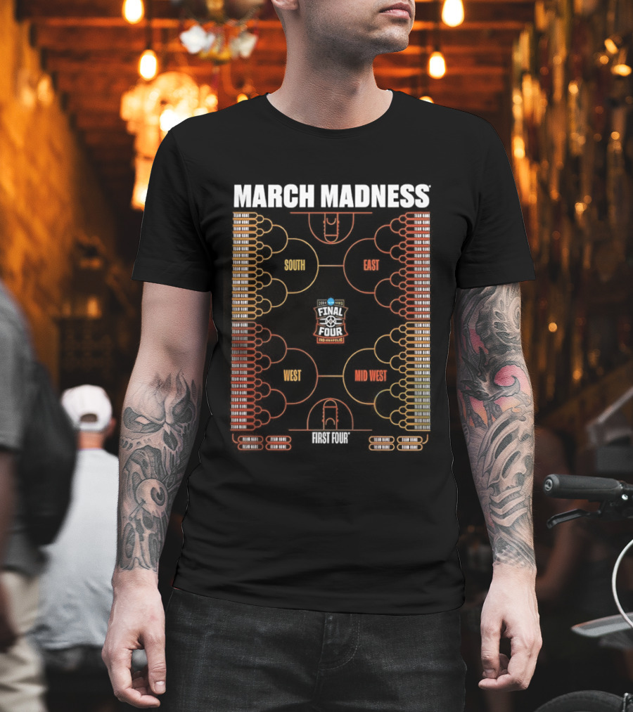 March Madness NCAA Men's Basketball Tournament 2026 Bracket Championship T-Shirt