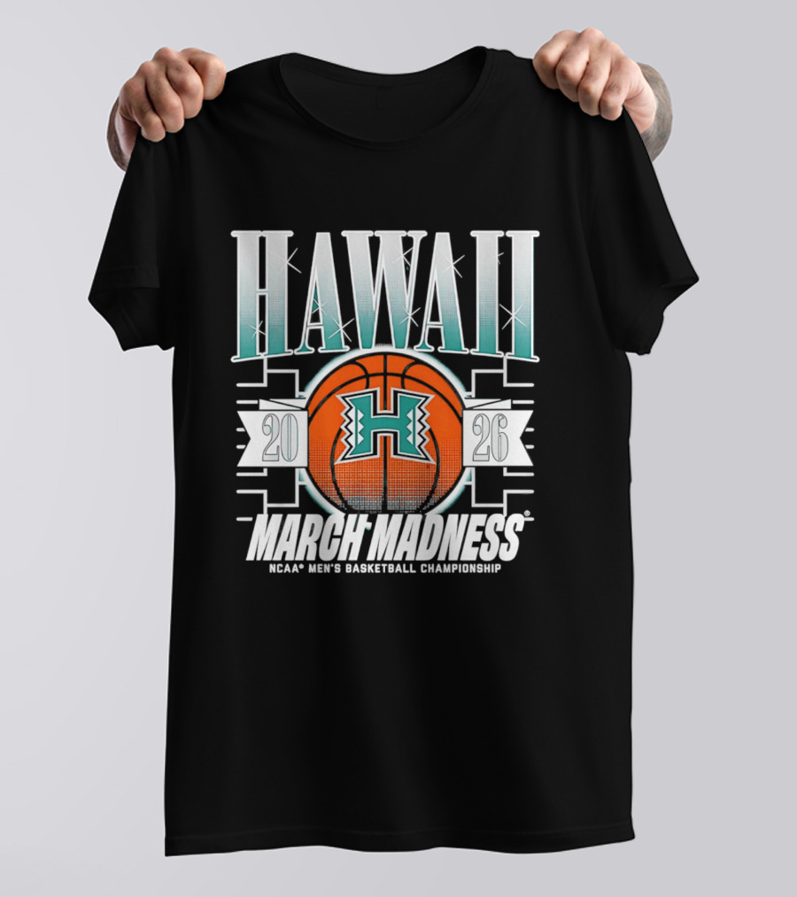 Hawaii 2026 March Madness NCAA Men's Basketball Championship T-Shirt