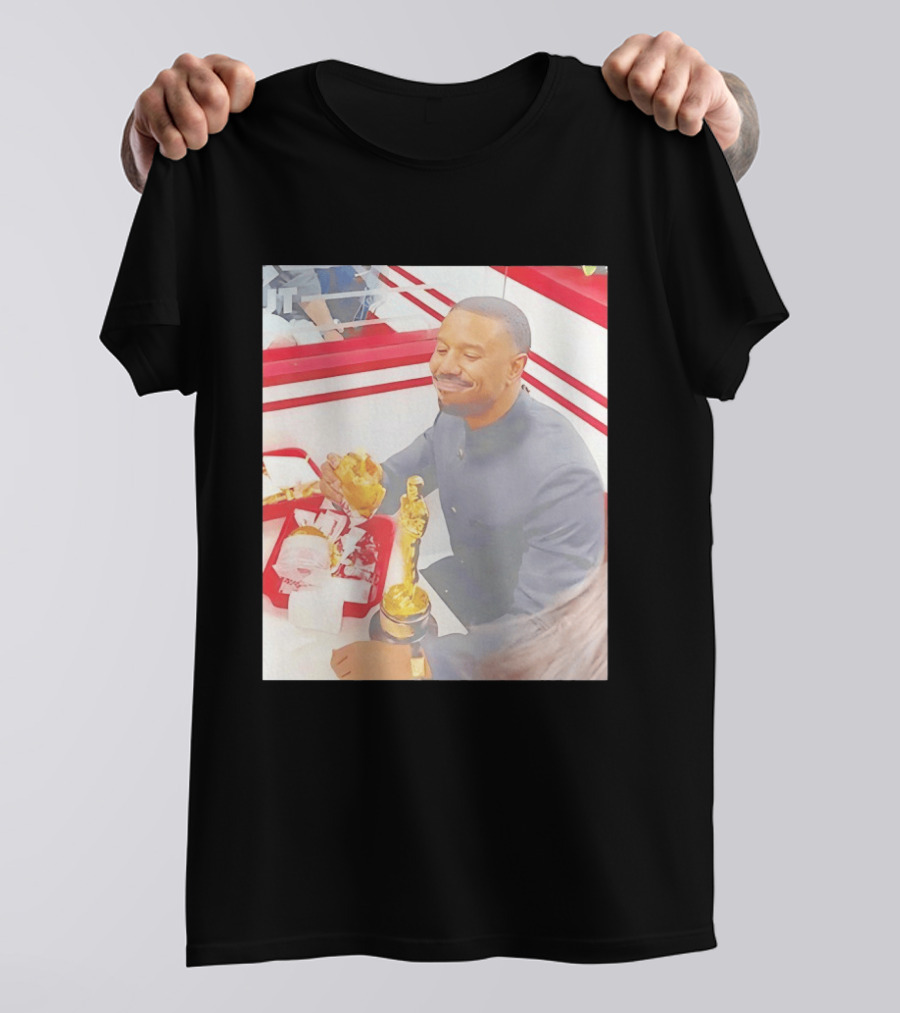 Michael B Jordan Burger Celebration Sinners 2026 Oscar T-Shirt