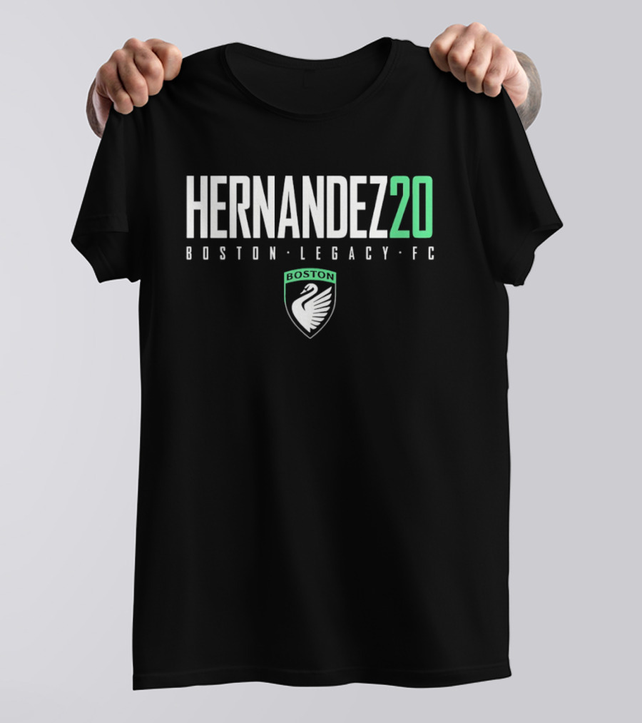 Hernandez20 Boston Legacy FC White Swan T-Shirt