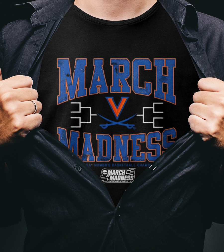 Virginia Cavaliers March Madness 2026 NCAA Women's Basketball Championship T-Shirt