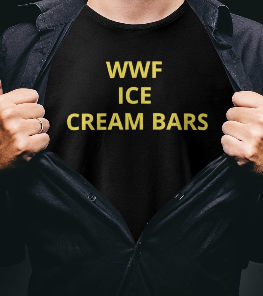 WWF Ice Cream Bars Retro Nostalgia Iconic Treats T-Shirt