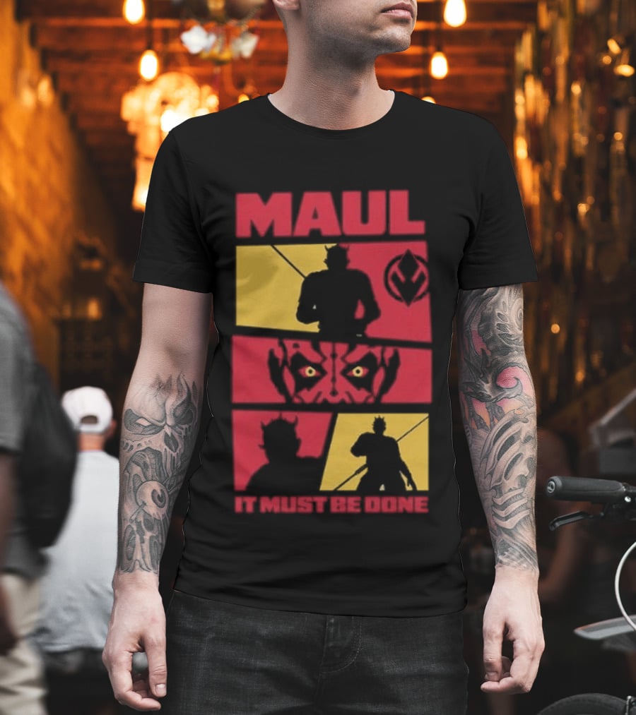 Maul Shadow Lord It Must Be Done Star Wars T-Shirt