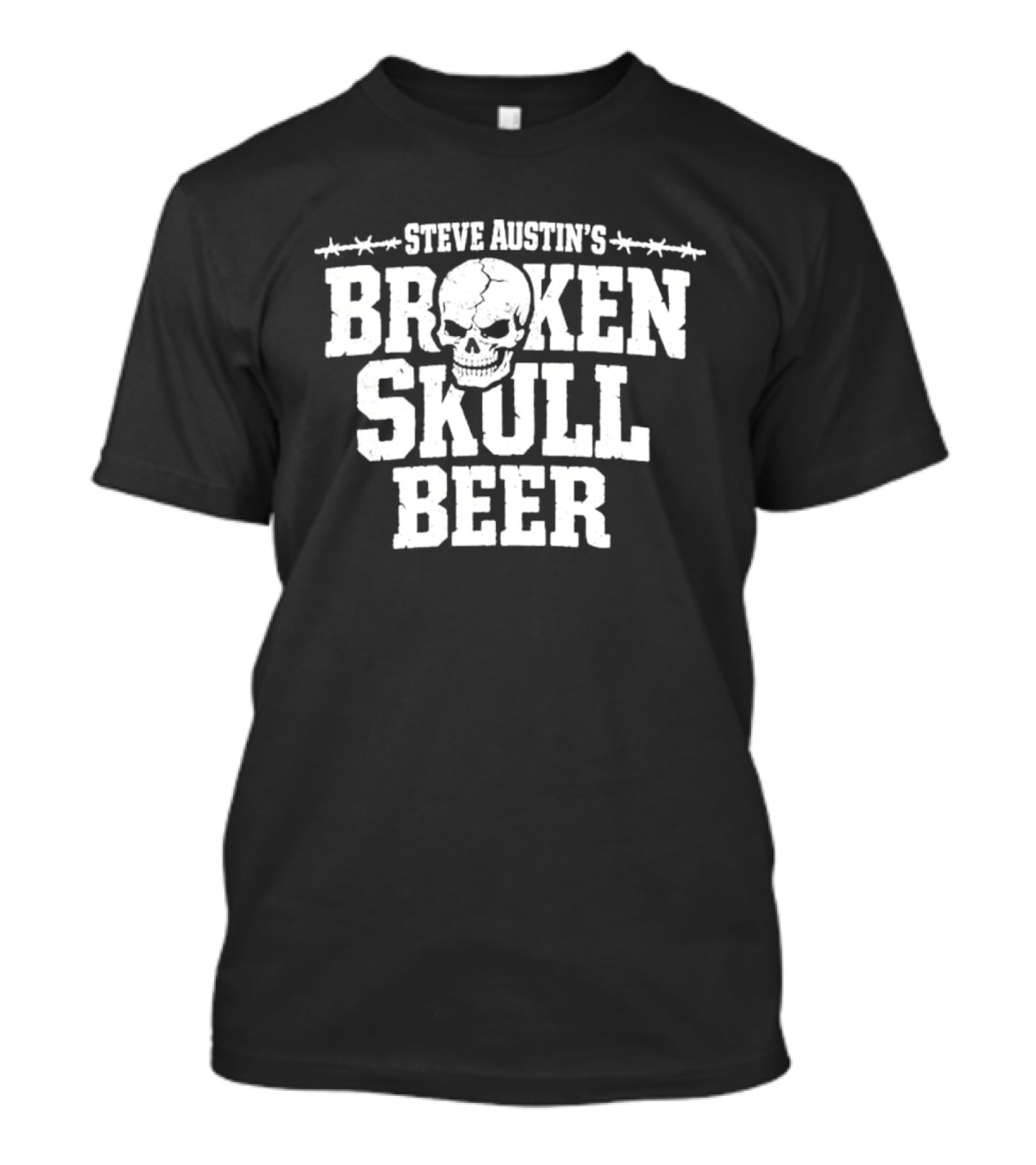 Steve Austin's Broken Skull Beer Retro Skull T-Shirt