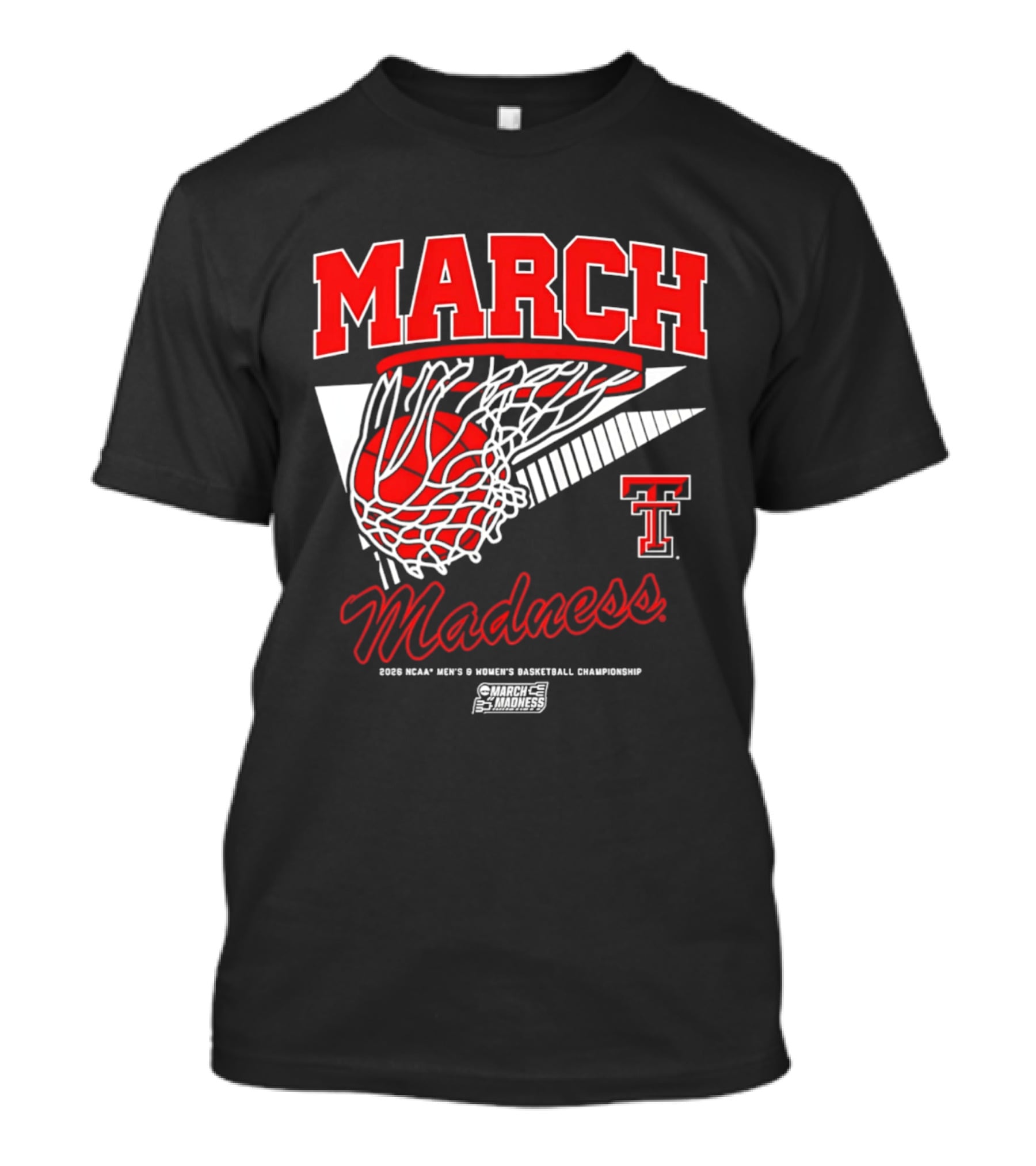 Texas Tech Red Raiders March Madness 2026 Basketball Championship T-Shirt