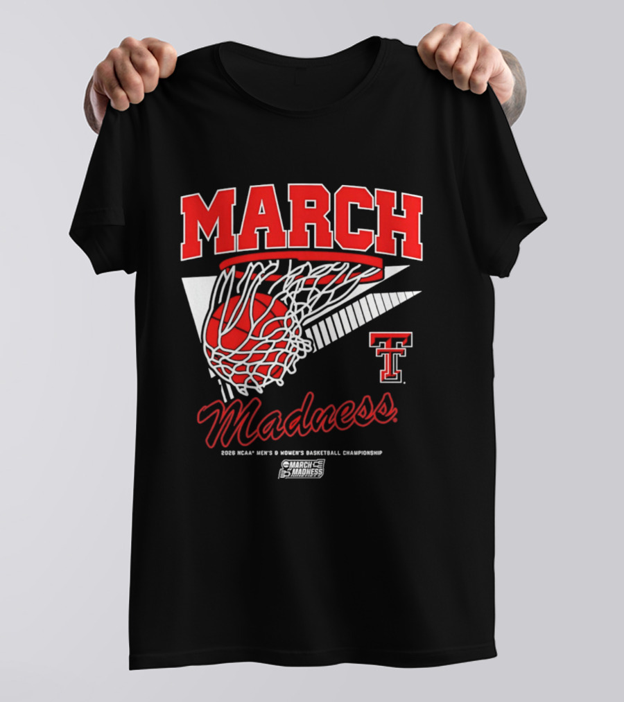 Texas Tech Red Raiders March Madness 2026 Basketball Championship T-Shirt