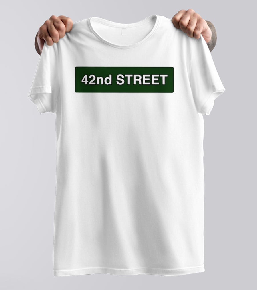 42nd Street Station Vintage Subway Sign T-Shirt