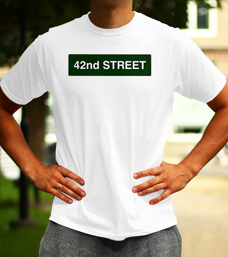 42nd Street Station Vintage Subway Sign T-Shirt