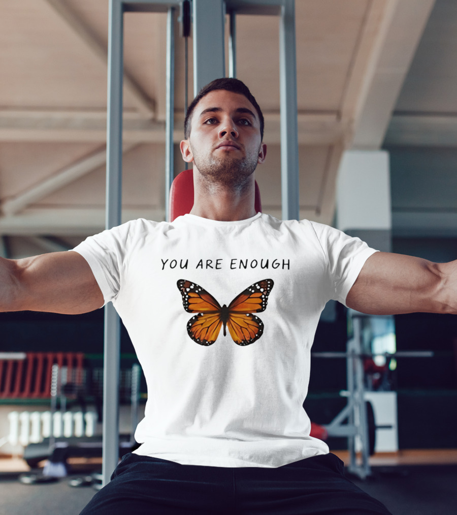 Charlotte Flair You Are Enough Butterfly Affirmations T-Shirt