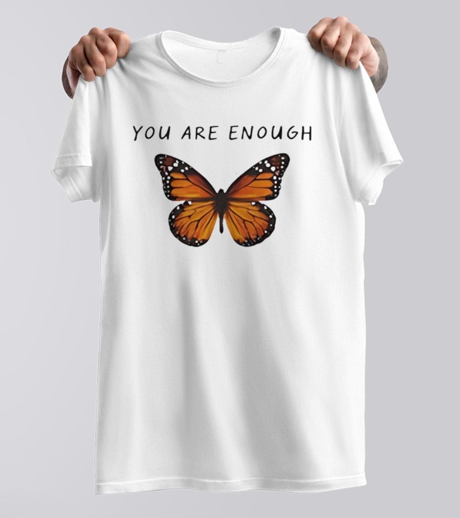 Charlotte Flair You Are Enough Butterfly Affirmations T-Shirt