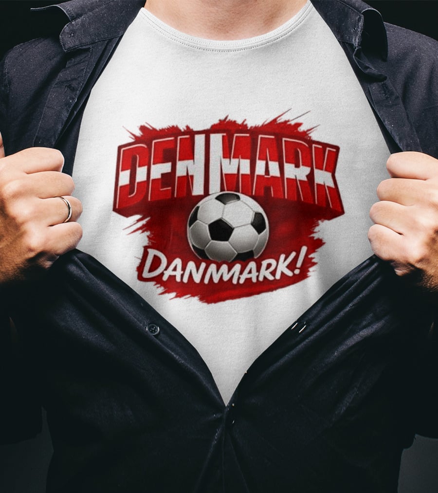 Denmark Danmark Soccer FIFA World Cup 2026 Football Team T-Shirt