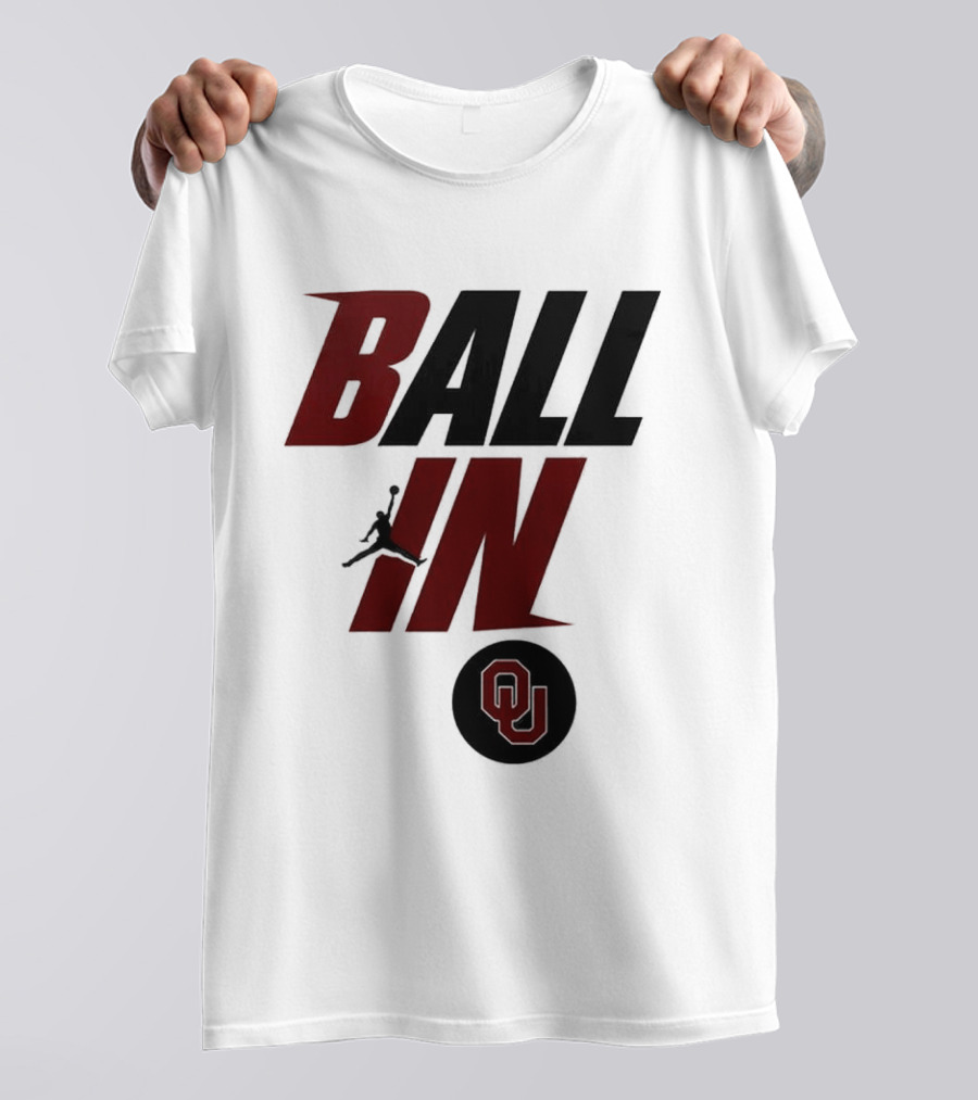 Ball In Oklahoma Sooners OU 2026 Women's Basketball T-Shirt