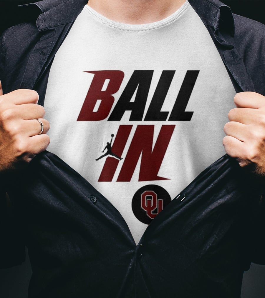 Ball In Oklahoma Sooners OU 2026 Women's Basketball T-Shirt